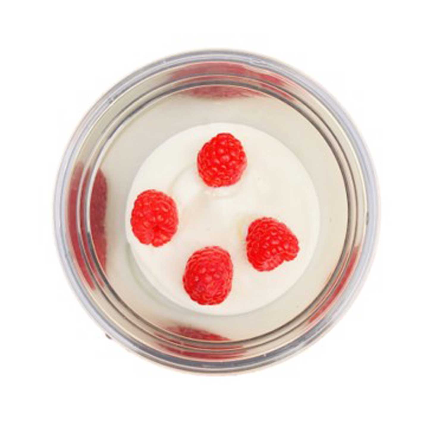 Luchtige yoghurt Framboos