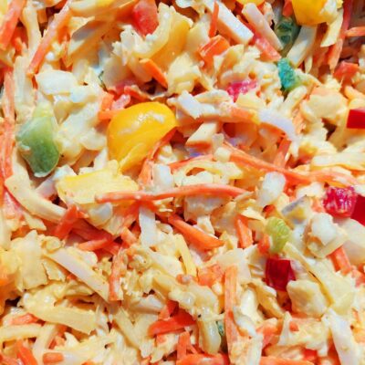 Indiase kip- kerrie salade