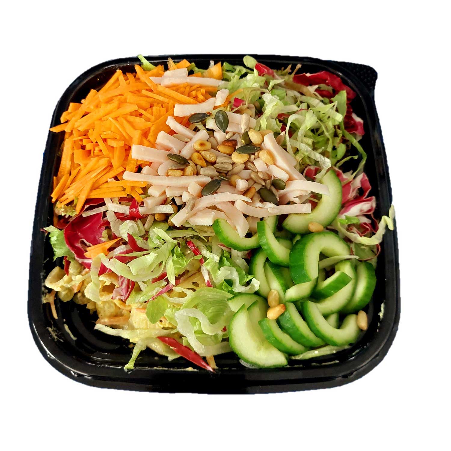 Kip kerrie maaltijdsalade